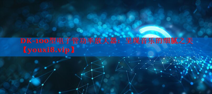 DK-100型电子管功率放大器：呈现音乐的细腻之美